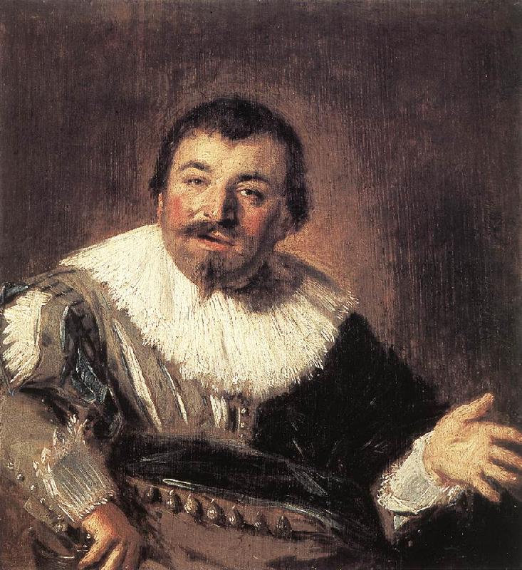 HALS, Frans Portrait of a Man Holding a Book g Norge oil painting art